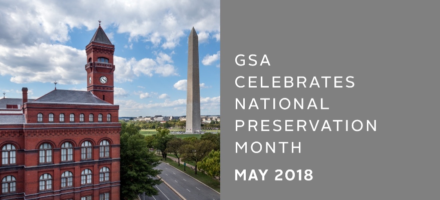 2018 Historic Preservation Month Blog Image Building near National Mall in Washington, DC