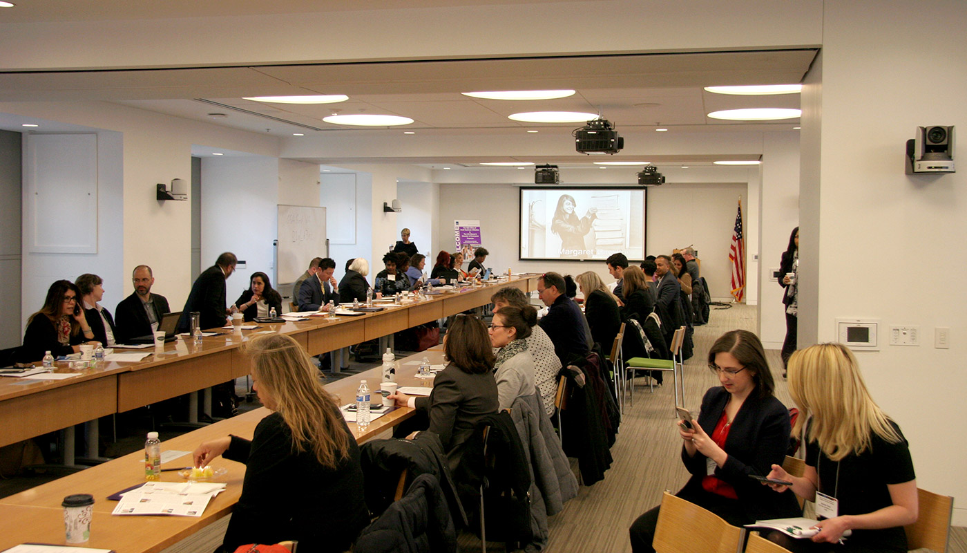 OSBU WOSB 3.22 Room View Participants sitting at long table in room